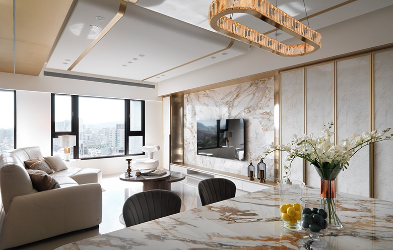 奢華裝修設(shè)計,輕奢風