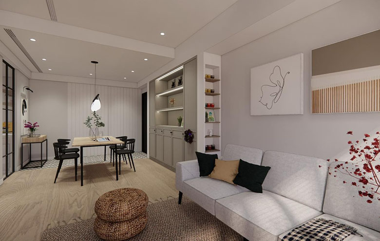 美式家裝設(shè)計,150平方米家裝